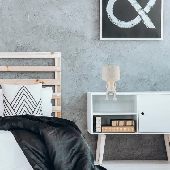 Rábalux Smurfy krém asztali lámpa (RAB-74218) E14 1 izzós IP20