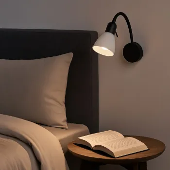 Rábalux Soma fekete fali spotlámpa (RAB-73090) E14 1 izzós IP20