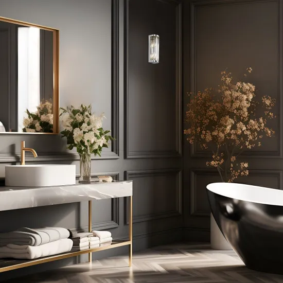 Rábalux Sybil króm fürdőszobai falikar (RAB-75035) G9 2 izzós IP44