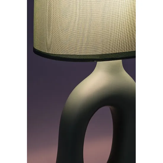 Rábalux Sylira zöld asztali lámpa (RAB-74071) E14 1 izzós IP20