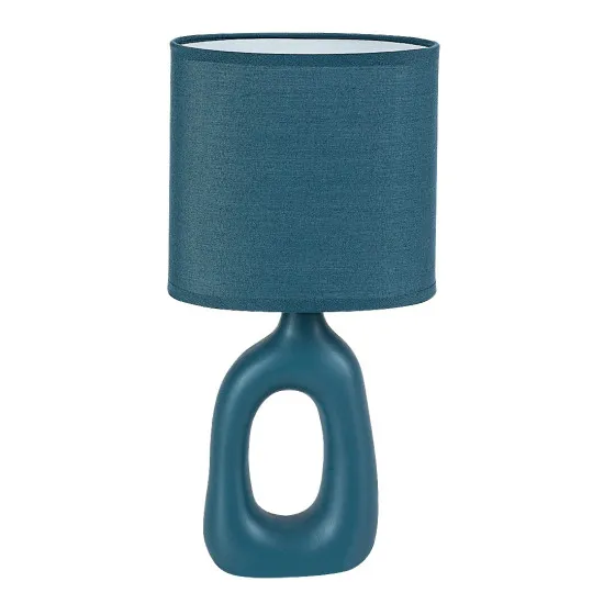 Rábalux Sylira kék asztali lámpa (RAB-74072) E14 1 izzós IP20