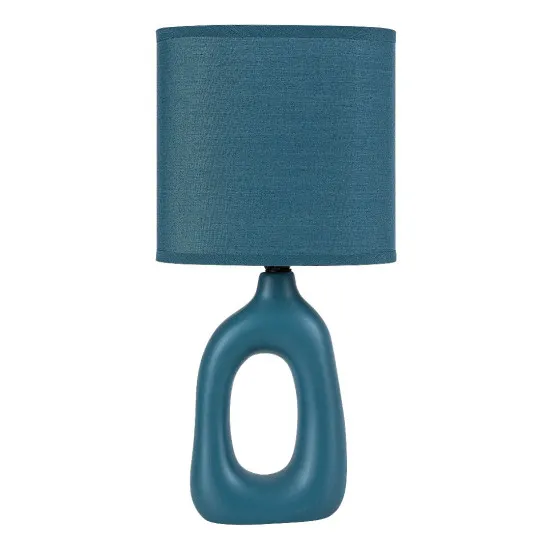 Rábalux Sylira kék asztali lámpa (RAB-74072) E14 1 izzós IP20