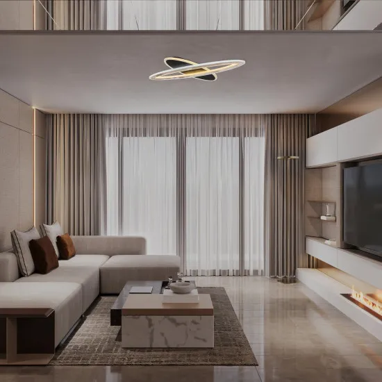 Rábalux Taneli 2 fekete-arany LED mennyezeti lámpa (RAB-71313) LED 1 izzós IP20