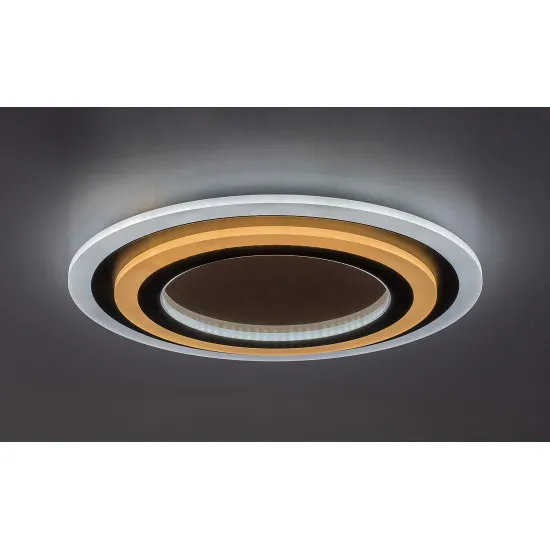 Rábalux Taneli 2 fekete-arany LED mennyezeti lámpa (RAB-71314) LED 1 izzós IP20