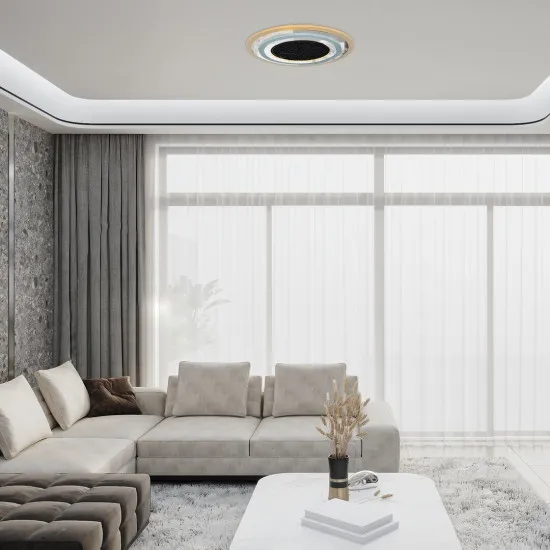 Rábalux Taneli 2 fekete-króm LED mennyezeti lámpa (RAB-71316) LED 1 izzós IP20