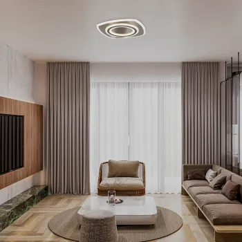 Rábalux Taneli 2 fekete-arany LED mennyezeti lámpa (RAB-71317) LED 1 izzós IP20