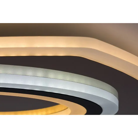 Rábalux Taneli 2 fekete-arany LED mennyezeti lámpa (RAB-71317) LED 1 izzós IP20