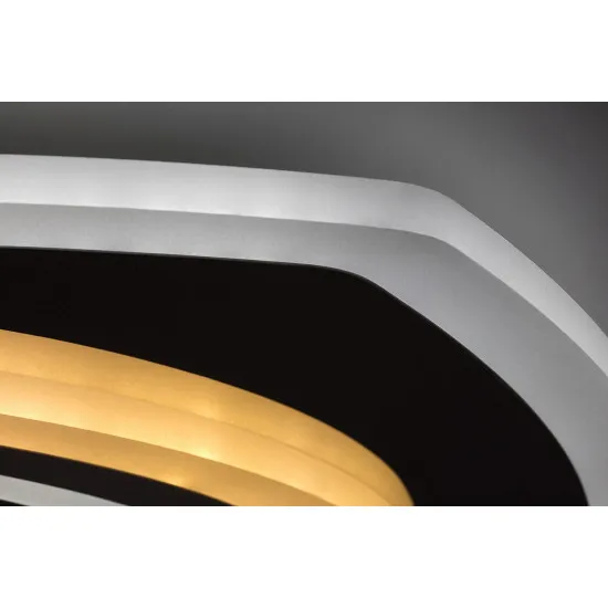 Rábalux Taneli 2 króm LED mennyezeti lámpa (RAB-71318) LED 1 izzós IP20