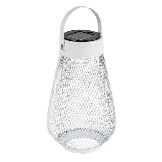 Rábalux Tapolca fehér kültéri napelemes LED asztali lámpa (RAB-77176) LED 1 izzós IP44