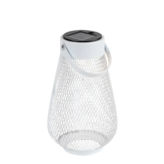 Rábalux Tapolca fehér kültéri napelemes LED asztali lámpa (RAB-77176) LED 1 izzós IP44