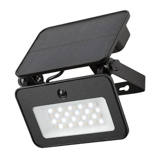 Rábalux Tarcal fekete mozgásérzékelős LED kültéri fali lámpa (RAB-77159) LED 1 izzós IP65