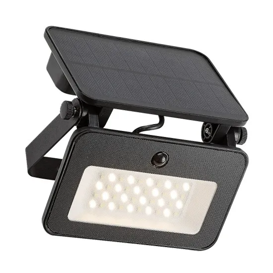 Rábalux Tarcal fekete mozgásérzékelős LED kültéri fali lámpa (RAB-77159) LED 1 izzós IP65