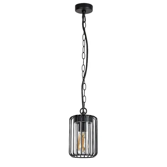 Rábalux Tarpa fekete kültéri függesztett lámpa (RAB-77107) E27 1 izzós IP44