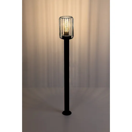 Rábalux Tarpa fekete kültéri állólámpa (RAB-77108) E27 1 izzós IP44