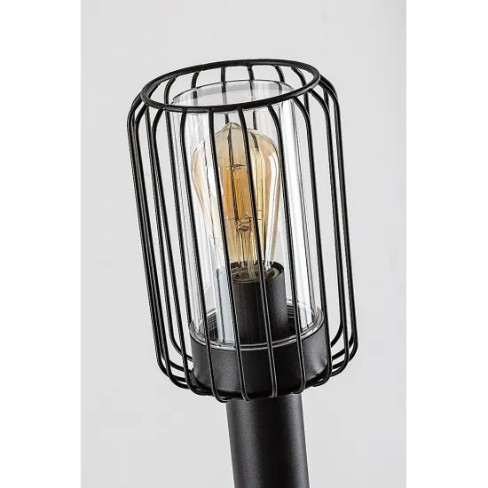 Rábalux Tarpa fekete kültéri állólámpa (RAB-77108) E27 1 izzós IP44