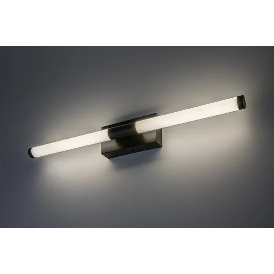 Rábalux Tilora fekete fürdőszobai LED tükörmegvilágító lámpa (RAB-75045) LED 1 izzós IP44