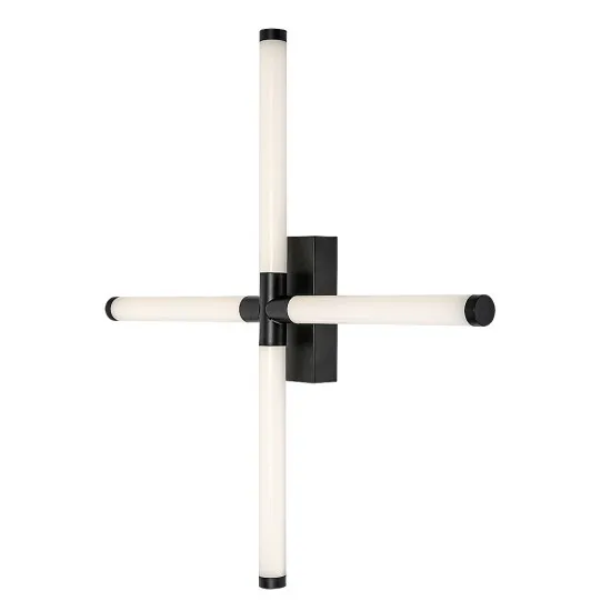 Rábalux Tilora fekete fürdőszobai LED tükörmegvilágító lámpa (RAB-75046) LED 1 izzós IP44