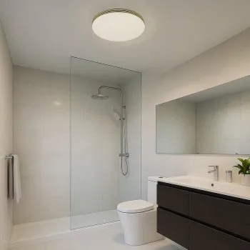 Rábalux Toma arany fürdőszobai LED mennyezeti lámpa (RAB-75057) LED 1 izzós IP44