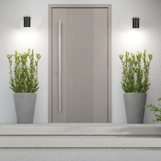 Rábalux Urfa fekete LED kültéri fali lámpa (RAB-77154) LED 1 izzós IP65