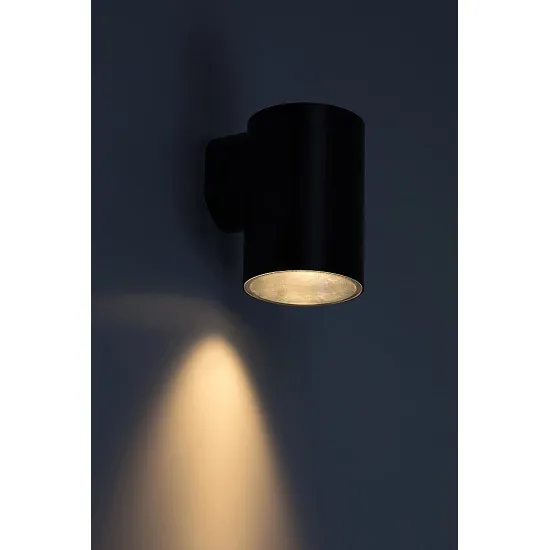 Rábalux Urfa fekete LED kültéri fali lámpa (RAB-77154) LED 1 izzós IP65