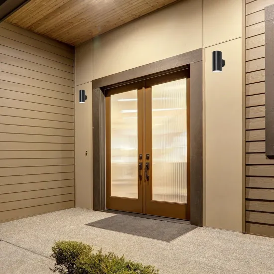 Rábalux Urfa fekete LED kültéri fali lámpa (RAB-77155) LED 1 izzós IP65