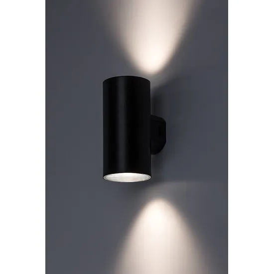 Rábalux Urfa fekete LED kültéri fali lámpa (RAB-77155) LED 1 izzós IP65