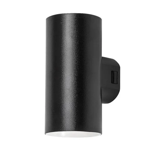 Rábalux Urfa fekete LED kültéri fali lámpa (RAB-77155) LED 1 izzós IP65