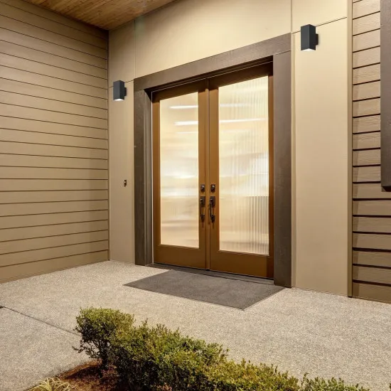 Rábalux Urfa fekete LED kültéri fali lámpa (RAB-77157) LED 1 izzós IP65