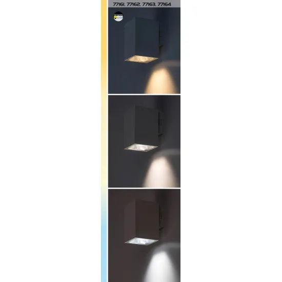 Rábalux Urfa fehér LED kültéri fali lámpa (RAB-77161) LED 1 izzós IP65