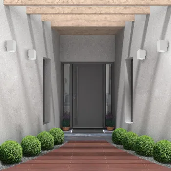 Rábalux Urfa fehér LED kültéri fali lámpa (RAB-77163) LED 1 izzós IP65