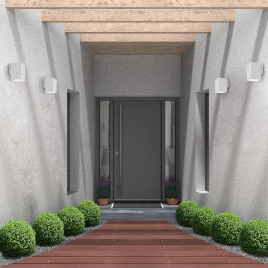 Rábalux Urfa fehér LED kültéri fali lámpa (RAB-77163) LED 1 izzós IP65