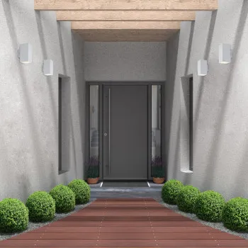 Rábalux Urfa fehér LED kültéri fali lámpa (RAB-77164) LED 1 izzós IP65