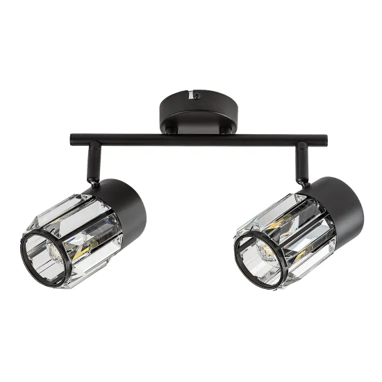Rábalux Venaro fekete mennyezeti spotlámpa (RAB-73060) E14 2 izzós IP20