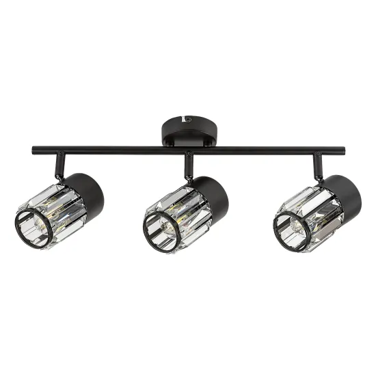 Rábalux Venaro fekete mennyezeti spotlámpa (RAB-73061) E14 3 izzós IP20