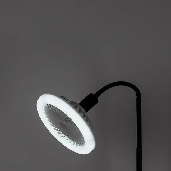 Rábalux Venturo fekete-fehér ventilátoros állólámpa (RAB-74031) E27 1 izzós IP20