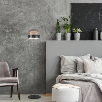 Rábalux Xelira fekete LED állólámpa (RAB-74038) LED 1 izzós IP20