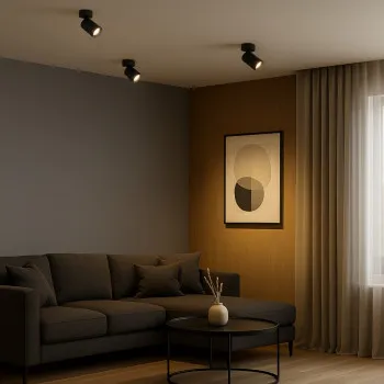 Rábalux Yorli fekete mennyezeti spotlámpa (RAB-73081) GU10 1 izzós IP20