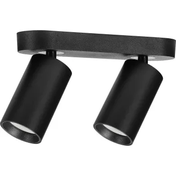 Rábalux Yorli fekete mennyezeti spotlámpa (RAB-73082) GU10 2 izzós IP20