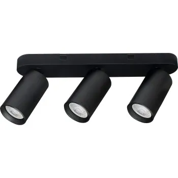 Rábalux Yorli fekete mennyezeti spotlámpa (RAB-73083) GU10 3 izzós IP20