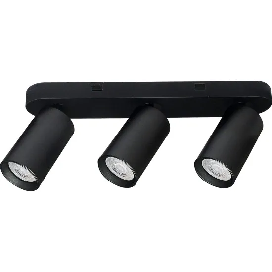 Rábalux Yorli fekete mennyezeti spotlámpa (RAB-73083) GU10 3 izzós IP20