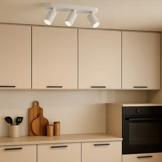 Rábalux Yorli fehér mennyezeti spotlámpa (RAB-73087) GU10 3 izzós IP20