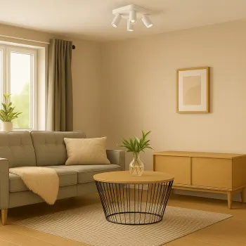 Rábalux Yorli fehér mennyezeti spotlámpa (RAB-73088) GU10 4 izzós IP20