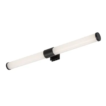 Rábalux Zain fekete fürdőszobai LED tükörmegvilágító lámpa (RAB-75043) LED 1 izzós IP44