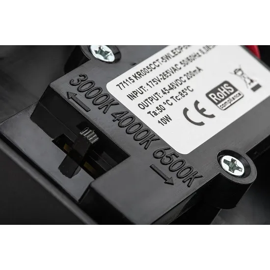 Rábalux Zaragoza fekete mozgásérzékelős LED kültéri fali lámpa (RAB-77115) LED 1 izzós IP54