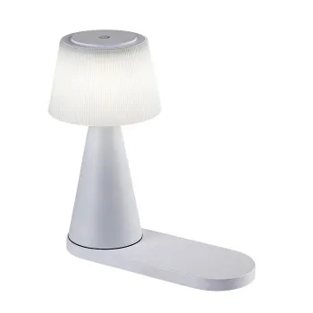 Rábalux Zavier fehér hordozható LED asztali lámpa (RAB-74214) LED 1 izzós IP20