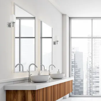 Rábalux Zenkai króm fürdőszobai falikar (RAB-71059) E14 1 izzós IP44