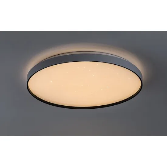 Rábalux Zerava fekete-fehér távirányítós LED mennyezeti lámpa (RAB-71450) LED 1 izzós IP20
