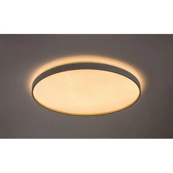 Rábalux Zerava arany-fehér távirányítós LED mennyezeti lámpa (RAB-71454) LED 1 izzós IP20