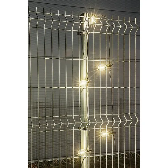 Rábalux Zirc fekete kültéri napelemes LED fényfüzér (RAB-77165) LED 1 izzós IP44