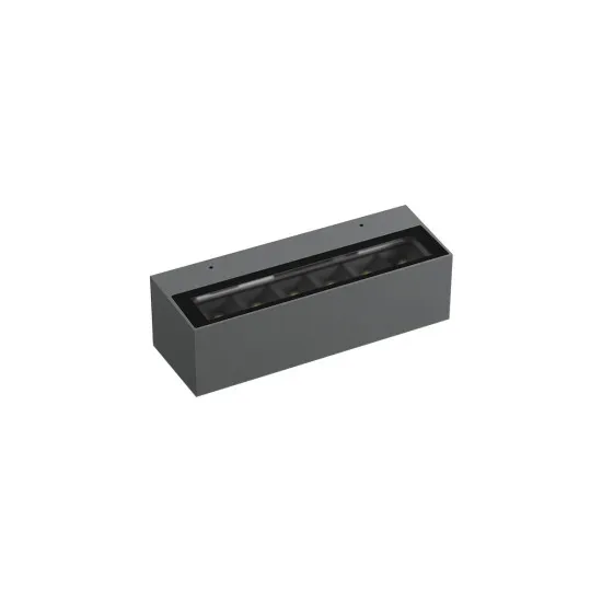 Redo Aroos sötétszürke vízvédett LED kültéri fali lámpa (RED-90927) LED 1 izzós IP65